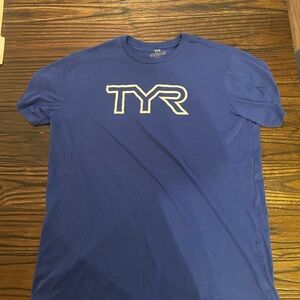 TYR Classic Blue Short Sleeve Tee for CrossFit